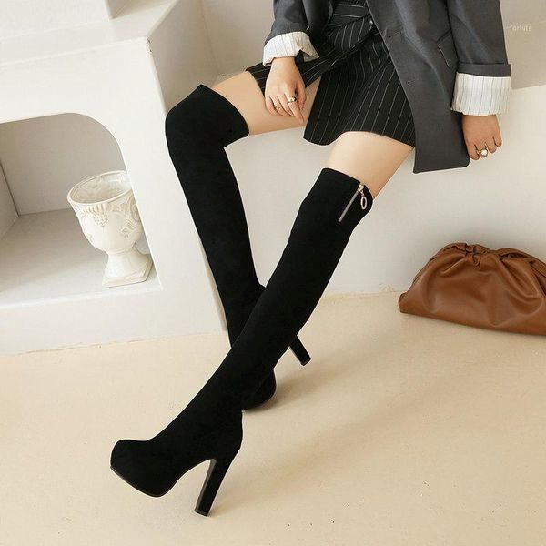winter boots for women 2020 rouned toe high heels shoes woman fashion wedding working over the knee boots1, Black
winter boots for women 2020 rouned toe high heels shoes woman fashion wedding working over the knee boots1, Black
