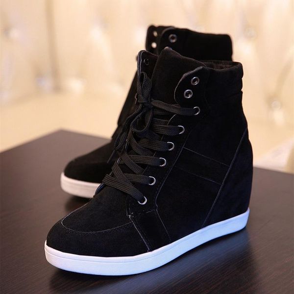 bjyl spring women boots faux suede wedge platform boots hidden heel shoes high sneaker casual shoes woman ankle boot b486, Black
bjyl spring women boots faux suede wedge platform boots hidden heel shoes high sneaker casual shoes woman ankle boot b486, Black