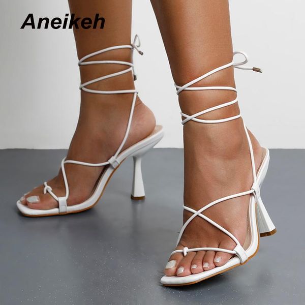sandals aneikeh pu cross-tied sandales 2021 summer peep toe high heel solid fashion slip on slides ladies gladiator party shoes, Black
sandals aneikeh pu cross-tied sandales 2021 summer peep toe high heel solid fashion slip on slides ladies gladiator party shoes, Black