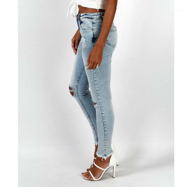 women's jeans 239# women autumn fashion brief cotton mid waist slim skinny blue stripe hole ripped bleached long pencil pants gztf1
women's jeans 239# women autumn fashion brief cotton mid waist slim skinny blue stripe hole ripped bleached long pencil pants gztf1