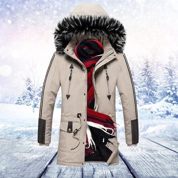 2020 winter new cotton coat men plus velvet thick coat jacket hooded warm snow casual cotton mid-length male outdoor, Black
2020 winter new cotton coat men plus velvet thick coat jacket hooded warm snow casual cotton mid-length male outdoor, Black