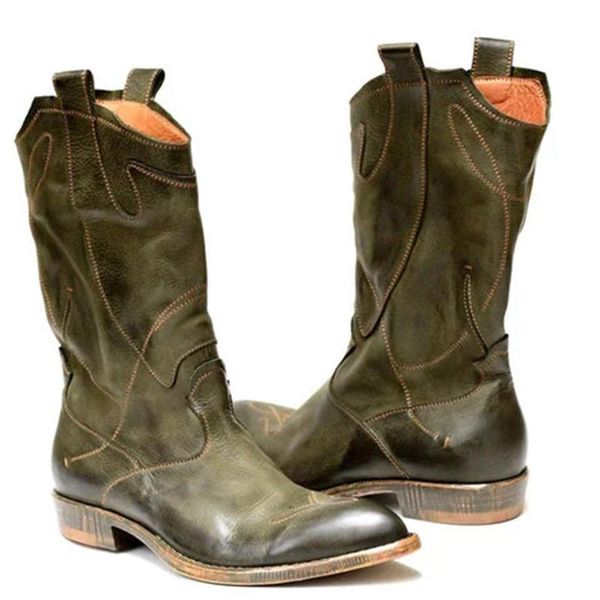 boots western women winter mid tube knight lady retro rome slip-on low heel leather shoes wide calf cowboybotas mujer invierno, Black
boots western women winter mid tube knight lady retro rome slip-on low heel leather shoes wide calf cowboybotas mujer invierno, Black
