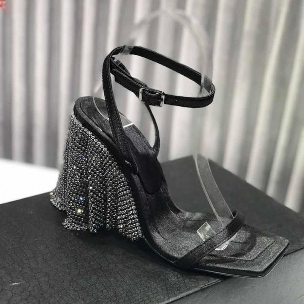 leather sole shoes woman wedge heels sandals back strap sandals bling fringe decora party shoes sapato feminino, Black
leather sole shoes woman wedge heels sandals back strap sandals bling fringe decora party shoes sapato feminino, Black