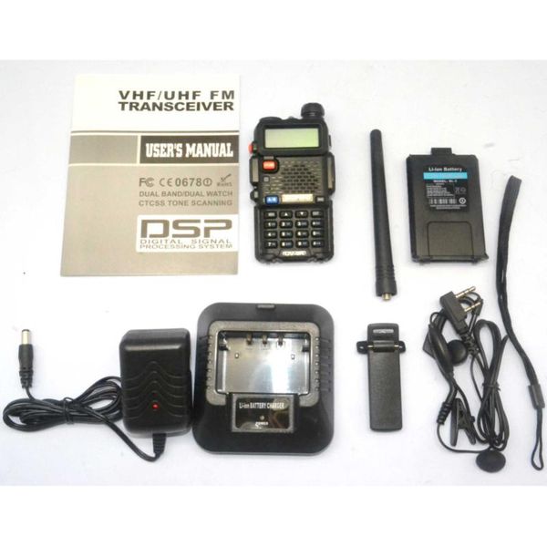 baofeng uv-5r walkie talkie vhf/uhf136-174&400-520mhz +battery eliminator + car charger cable handy hunting radio receiver
baofeng uv-5r walkie talkie vhf/uhf136-174&400-520mhz +battery eliminator + car charger cable handy hunting radio receiver
