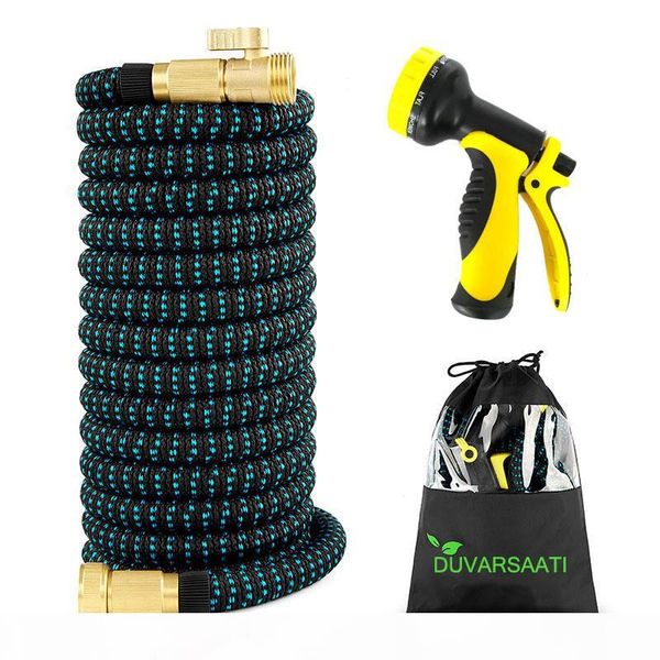expandable magic garden hose flexible garden rubber pipe water hose high pressure for car wash watering reel with spray gun
expandable magic garden hose flexible garden rubber pipe water hose high pressure for car wash watering reel with spray gun