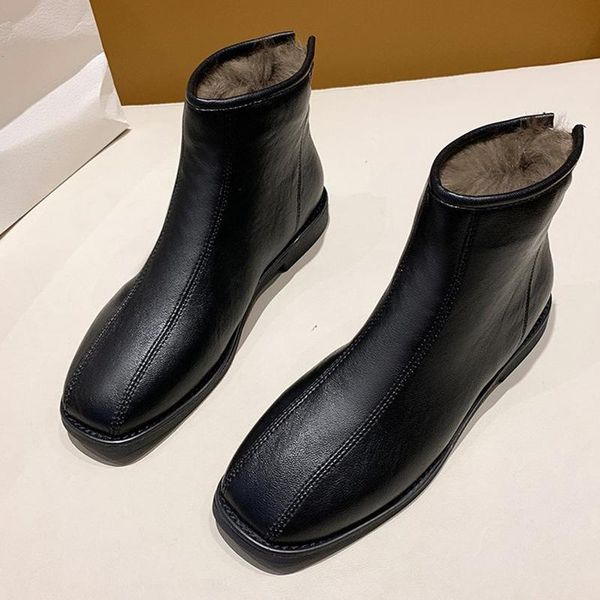 women boots casual plush keeps warm in winter ankle boots 2020 fashion brand designer woman black short female
women boots casual plush keeps warm in winter ankle boots 2020 fashion brand designer woman black short female