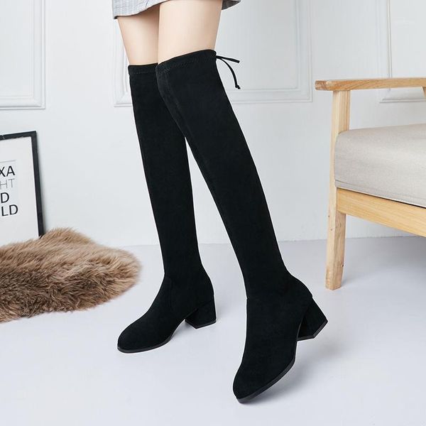 cresfimix botas de mujer women cool light weight suede long boots lady classic comfort autumn & winter boots c64421, Black
cresfimix botas de mujer women cool light weight suede long boots lady classic comfort autumn & winter boots c64421, Black
