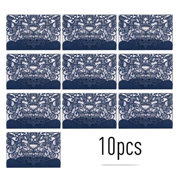 10pcs blue pearl paper floral invitation cards elegant laser cut wedding party invitation cards holders with 10pcs inner sheet
10pcs blue pearl paper floral invitation cards elegant laser cut wedding party invitation cards holders with 10pcs inner sheet