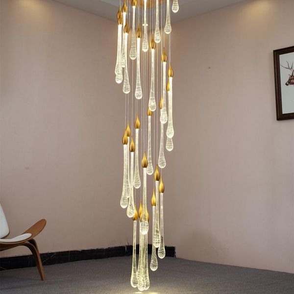 modern ceiling chandelier for living room led large staircase crystal long water drop kitchen island restaurant hanging lamp
modern ceiling chandelier for living room led large staircase crystal long water drop kitchen island restaurant hanging lamp