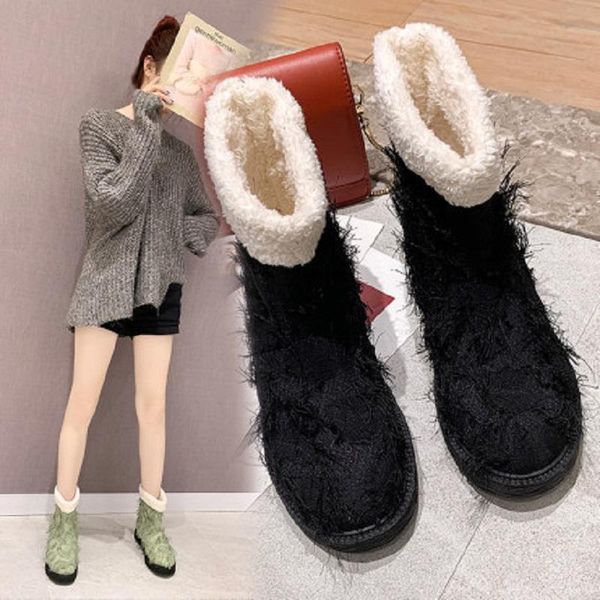 2020 winter new ladies fashion snow boots wild comfort warm plus velvet round toe non-slip wear-resistant flat heel women boots, Black
2020 winter new ladies fashion snow boots wild comfort warm plus velvet round toe non-slip wear-resistant flat heel women boots, Black