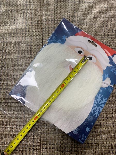 christmas santa white fake beard santa claus beard mustache whiskers fancy dress xmas cosplay party stage performance prop dbc vt0742 
christmas santa white fake beard santa claus beard mustache whiskers fancy dress xmas cosplay party stage performance prop dbc vt0742