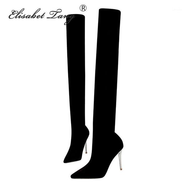 elisabet tang thigh high boots women's autumn fashion shoes woman pointed toe slip on stretch long sock boots stilettos1, Black
elisabet tang thigh high boots women's autumn fashion shoes woman pointed toe slip on stretch long sock boots stilettos1, Black