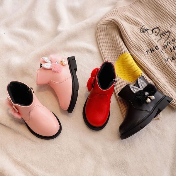 children' winter 2020 new plush little princs soft leather short thickened cotton sho girl' martin boots, Black;grey
children' winter 2020 new plush little princs soft leather short thickened cotton sho girl' martin boots, Black;grey