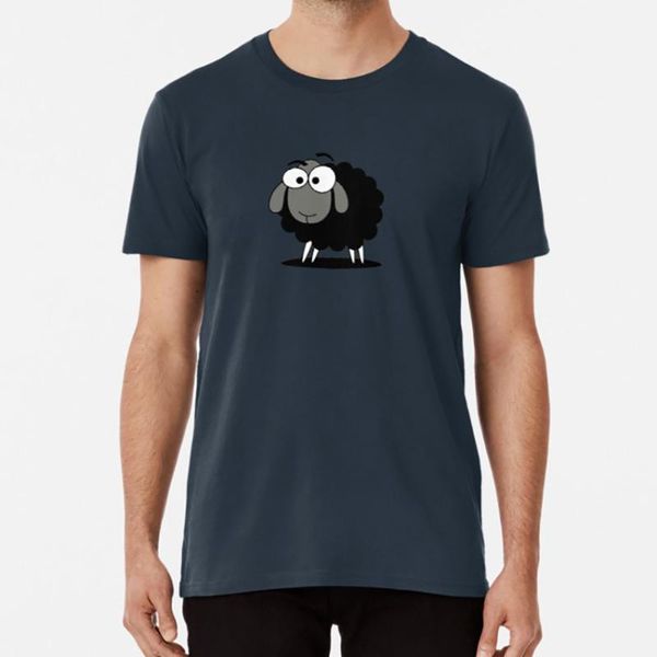 black sheep cartoon funny t shirt sticker duvet cover t shirt black sheep of the family cousin uncle brother1, White;black