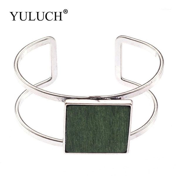 yuluch opening design metal bracelets for women with rectangula wood simple geometric trendy alloy women/ladies/girls jewelry1, Black
yuluch opening design metal bracelets for women with rectangula wood simple geometric trendy alloy women/ladies/girls jewelry1, Black