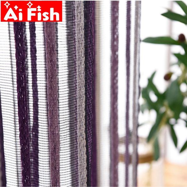 curtain & drapes purple-black thin sliver tulle curtains blue striped bedroom window screen partition modern light-transmit my526#4
curtain & drapes purple-black thin sliver tulle curtains blue striped bedroom window screen partition modern light-transmit my526#4