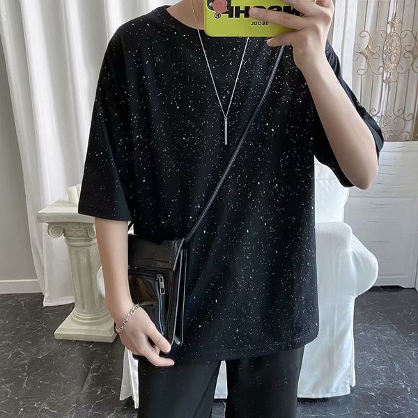 oyoby summer new lovers ycrsm print crew neck short sleeve versatile trend loose wear t-shirt t-shirt men's casual half sleeve star, Blue
oyoby summer new lovers ycrsm print crew neck short sleeve versatile trend loose wear t-shirt t-shirt men's casual half sleeve star, Blue