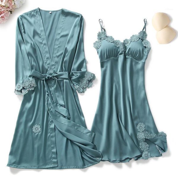 spring ice silk bathrobe for women flower lace edge v-neck nightdress suit three quarter sleeve nightgown home service1, Black;red
spring ice silk bathrobe for women flower lace edge v-neck nightdress suit three quarter sleeve nightgown home service1, Black;red
