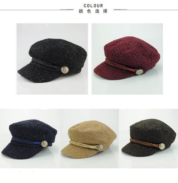 2020 warm outdoor berets in autumn and winter fashion trend vintage british hat ing, Blue;gray
2020 warm outdoor berets in autumn and winter fashion trend vintage british hat ing, Blue;gray