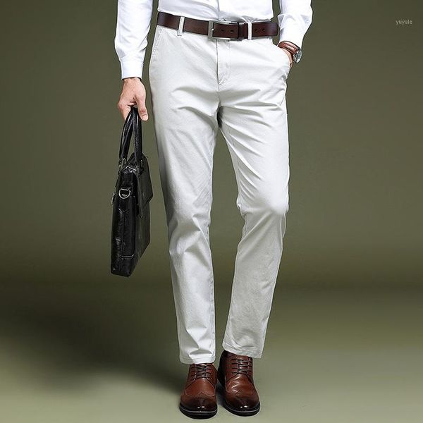 men spring summer business casual pant solid color slight stretch straight trousers male cotton mid waist formal pants plus size1, Black
men spring summer business casual pant solid color slight stretch straight trousers male cotton mid waist formal pants plus size1, Black