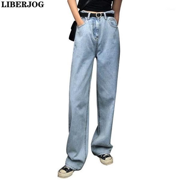 liberjog women jeans loose casual high waist wide leg summer new straight canister thin female denim trousers autumn spring1, Blue
liberjog women jeans loose casual high waist wide leg summer new straight canister thin female denim trousers autumn spring1, Blue