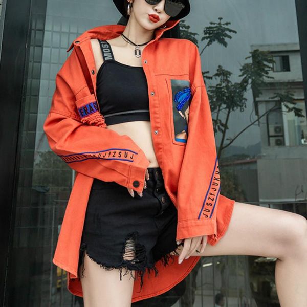 punk patch пальто оранжевого мода ladie вышивка denim пальто женщины сыпучая вскользь куртка пэчворк одежда плюс размер sa567s50, Black;brown
punk patch пальто оранжевого мода ladie вышивка denim пальто женщины сыпучая вскользь куртка пэчворк одежда плюс размер sa567s50, Black;brown