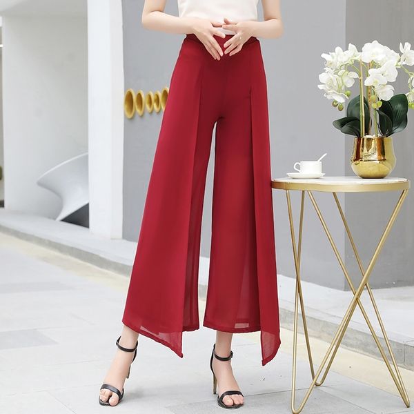 autumn summer long trousers women solid wide leg pants two piece set plus size mesh loose casual high waist pantaloni donna t200606, Black;white
autumn summer long trousers women solid wide leg pants two piece set plus size mesh loose casual high waist pantaloni donna t200606, Black;white