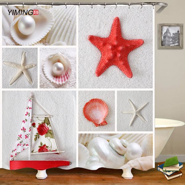 bathroom waterproof shower curtain pearl shell starfish bathroom curtain polyester waterproof home decoration curtain 200x180cm
bathroom waterproof shower curtain pearl shell starfish bathroom curtain polyester waterproof home decoration curtain 200x180cm
