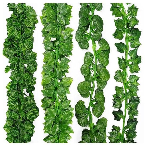 decorative flowers & wreaths 12 pcs 2m artificial hanging vine plant leaves plastic home garden wall wedding decoration fake foliage plants
decorative flowers & wreaths 12 pcs 2m artificial hanging vine plant leaves plastic home garden wall wedding decoration fake foliage plants