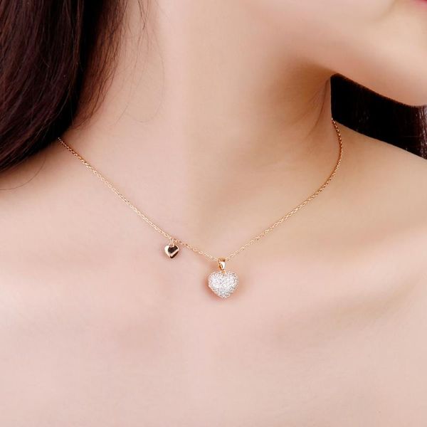 new arrivals love heart simple necklace for women 2020 rose gold silvery chain cz zircon heart pendant women jewelry wholesale, Silver
new arrivals love heart simple necklace for women 2020 rose gold silvery chain cz zircon heart pendant women jewelry wholesale, Silver
