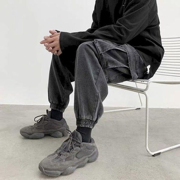 2021 spring winter new tide brand men's tooling jeans loose-fitting pants handsome retro korean trend wide-leg pants mens jeans1, Blue 
2021 spring winter new tide brand men's tooling jeans loose-fitting pants handsome retro korean trend wide-leg pants mens jeans1, Blue