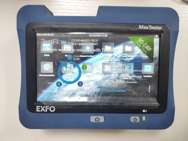 fiber optic equipment supply exfo maxtester otdr max715b-iolm 1310nm/1550nm 30/28db optical time domain reflectometer by dhl
fiber optic equipment supply exfo maxtester otdr max715b-iolm 1310nm/1550nm 30/28db optical time domain reflectometer by dhl