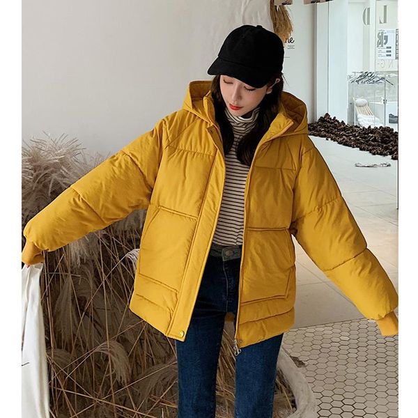 2020 new cotton-padded jacket women short bread coat winter korean loose basic solid manteau femme hiver ukraine parka, Black
2020 new cotton-padded jacket women short bread coat winter korean loose basic solid manteau femme hiver ukraine parka, Black