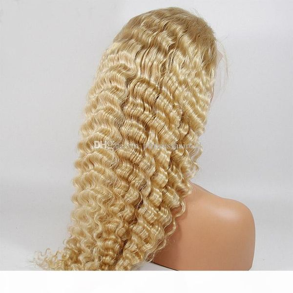 #613 brazilian deep wave hair full lace wigs with baby hair 12" to 24" blonde wig glamorous remy hair pre plucked ing, Black;brown
#613 brazilian deep wave hair full lace wigs with baby hair 12" to 24" blonde wig glamorous remy hair pre plucked ing, Black;brown