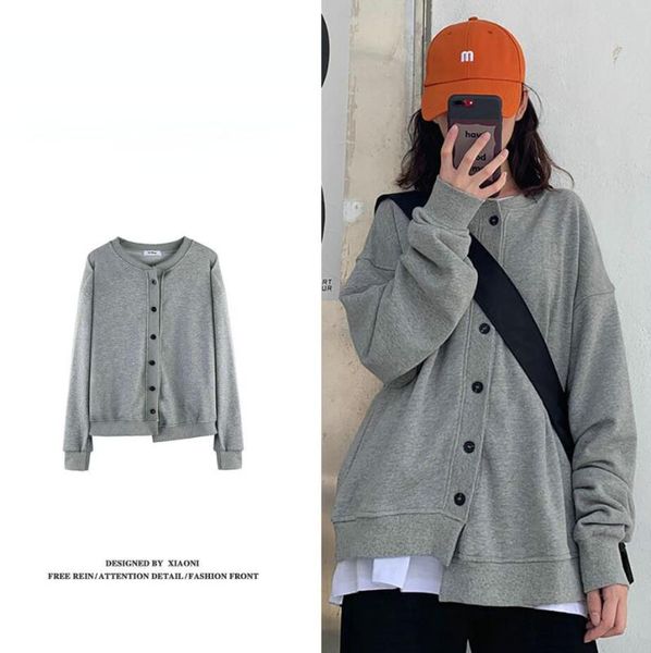 women's jackets harajuku streetwear spring and autumn korean retro casual jacket women loose all-match baseball uniform woman, Black;brown
women's jackets harajuku streetwear spring and autumn korean retro casual jacket women loose all-match baseball uniform woman, Black;brown