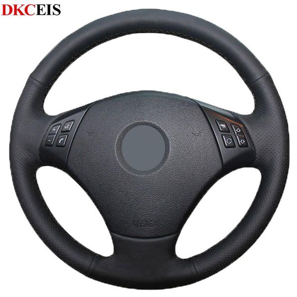 diy hand-stitched black soft artificial leather car steering wheel cover for e90 330i 325i 320 318i 320i 320d x1 328xi 2007
diy hand-stitched black soft artificial leather car steering wheel cover for e90 330i 325i 320 318i 320i 320d x1 328xi 2007