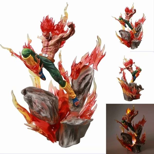 34cm wih led light new naruto gk might guy eight doors armor illuminated lights statue figure model toy doll y200421
34cm wih led light new naruto gk might guy eight doors armor illuminated lights statue figure model toy doll y200421