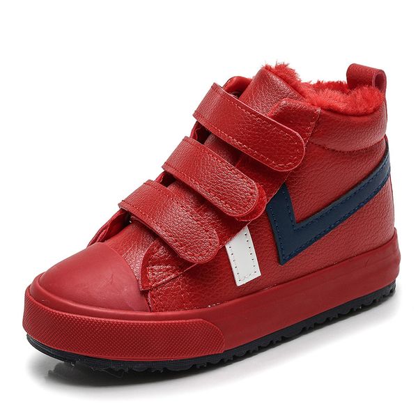 2020 new winter velvet children shoes cotton-padded martin for boys kids snow girls rubber boots fashion sneakers, Black;red
2020 new winter velvet children shoes cotton-padded martin for boys kids snow girls rubber boots fashion sneakers, Black;red