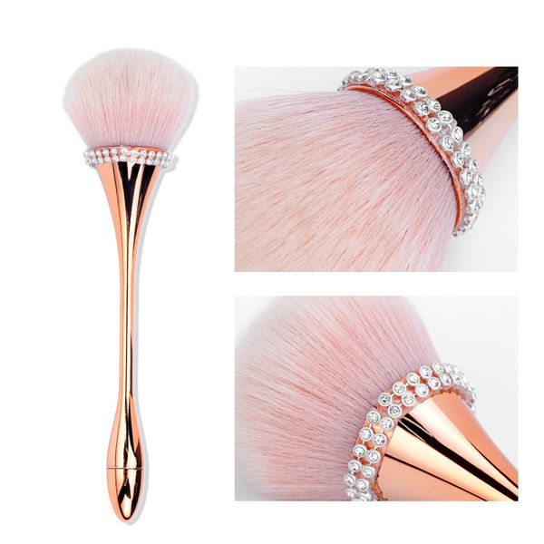 makeup brush powder bling rhinestones rose gold professional brushes for makeup nail art manicure dust cleaning, Yellow
makeup brush powder bling rhinestones rose gold professional brushes for makeup nail art manicure dust cleaning, Yellow