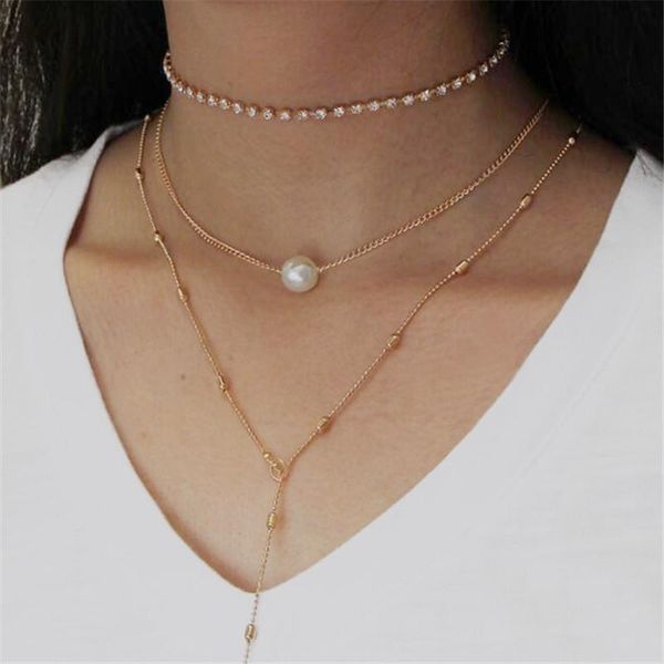 chokers choker necklaces women crystal multi layer necklace pendant long sweater chain y bead collier bijoux vintage boho jewelry, Golden;silver
chokers choker necklaces women crystal multi layer necklace pendant long sweater chain y bead collier bijoux vintage boho jewelry, Golden;silver