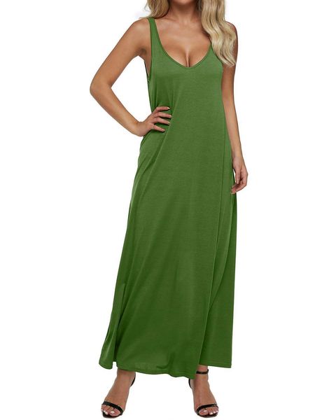 tank dress women summer v neck backless solid sleeveless party bodycon long maxi dress casual loose vestidos plus size 2xl y200418, Black;pink
tank dress women summer v neck backless solid sleeveless party bodycon long maxi dress casual loose vestidos plus size 2xl y200418, Black;pink