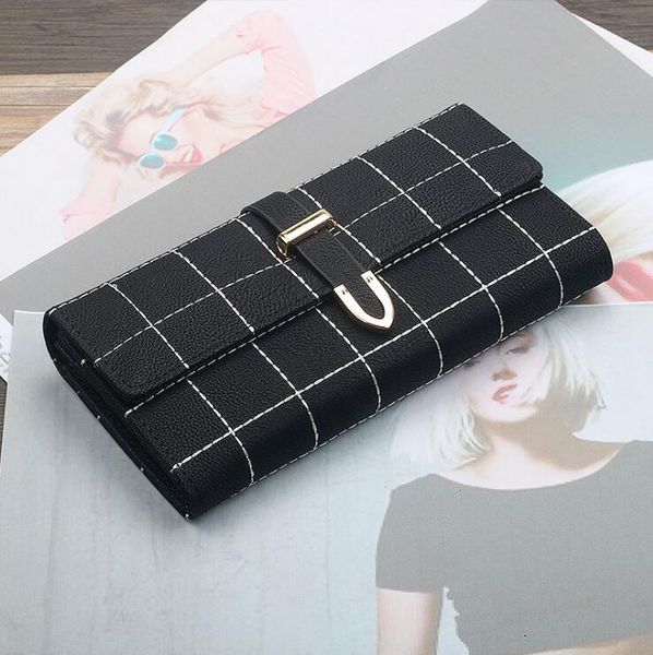 women handbag classic plaid womens wallets vintage leather longs purses frosted leatheres hand long purse joker leathers storage handbags, Red;black
women handbag classic plaid womens wallets vintage leather longs purses frosted leatheres hand long purse joker leathers storage handbags, Red;black