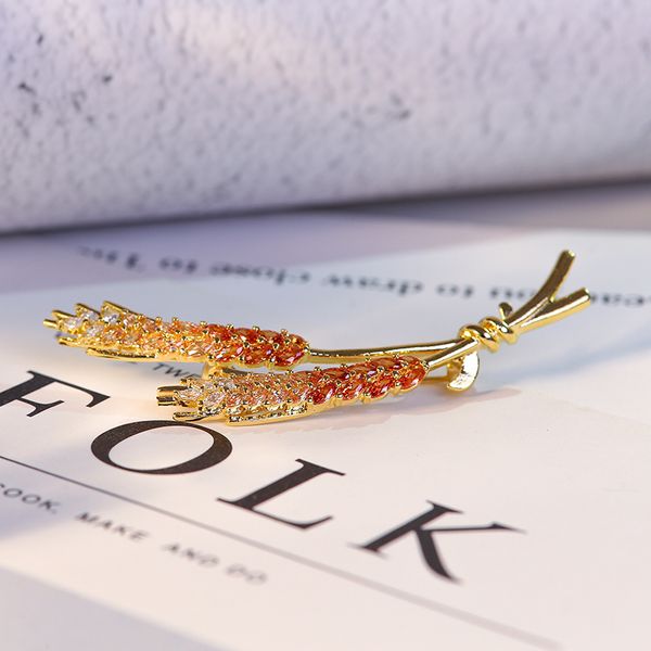 vanssey vintage fashion jewelry plant flower ear of wheat orange cubic zirconia brooch pin wedding party accessories for women 201009, Gray
vanssey vintage fashion jewelry plant flower ear of wheat orange cubic zirconia brooch pin wedding party accessories for women 201009, Gray