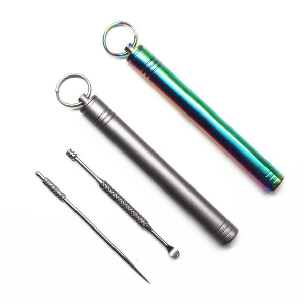 outdoor edc waterproof warehouse titanium alloy sealed bin toothpick container
outdoor edc waterproof warehouse titanium alloy sealed bin toothpick container