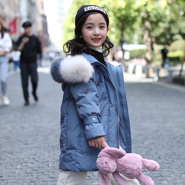 2020 girls big fur collar down jackets children winter outdoor hooded windproof warm down coats kids white duck down jacket, Blue;gray
2020 girls big fur collar down jackets children winter outdoor hooded windproof warm down coats kids white duck down jacket, Blue;gray