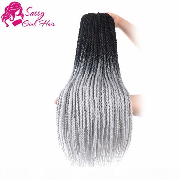 24 inch 5 packs senegalese twist crochet hair braids synthetic hair extensions (black to grey)sassy girl
24 inch 5 packs senegalese twist crochet hair braids synthetic hair extensions (black to grey)sassy girl