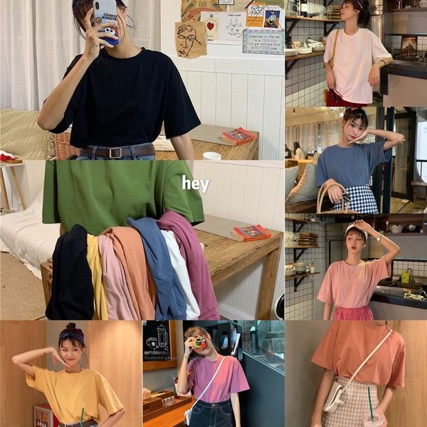 ykqo6 shqp korean solid color white short sleeve women loose korean t-shirt versatile simple student ins 2020 t-shirt foreign style summer v
ykqo6 shqp korean solid color white short sleeve women loose korean t-shirt versatile simple student ins 2020 t-shirt foreign style summer v