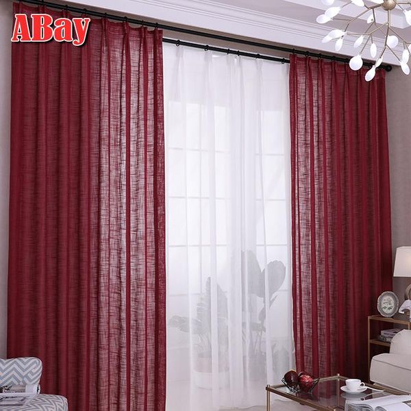 thick sheer window curtains linen for living room home decoration modern tulle for bedroom solid color voile drapes the room
thick sheer window curtains linen for living room home decoration modern tulle for bedroom solid color voile drapes the room