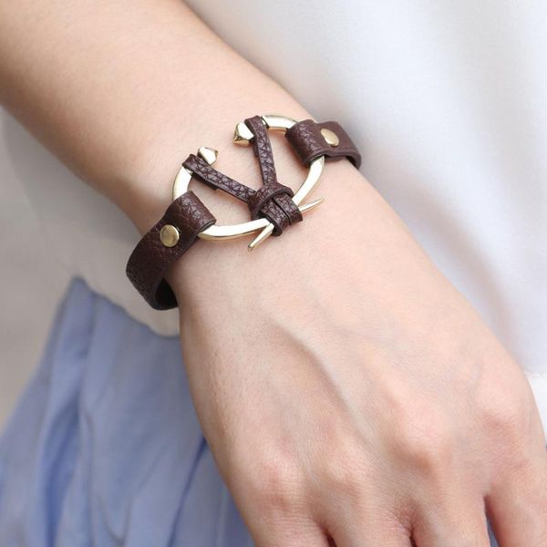 bracelet pu leather alloy student retro handmade couple charm creative fashion party holiday gift accessories advanced, Golden;silver
bracelet pu leather alloy student retro handmade couple charm creative fashion party holiday gift accessories advanced, Golden;silver