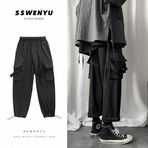 wov3a men's brand leg-tied multi-bag fashionable straight spring loose harem pants ankle-length trousers and trousers pants fashionable, Blue
wov3a men's brand leg-tied multi-bag fashionable straight spring loose harem pants ankle-length trousers and trousers pants fashionable, Blue